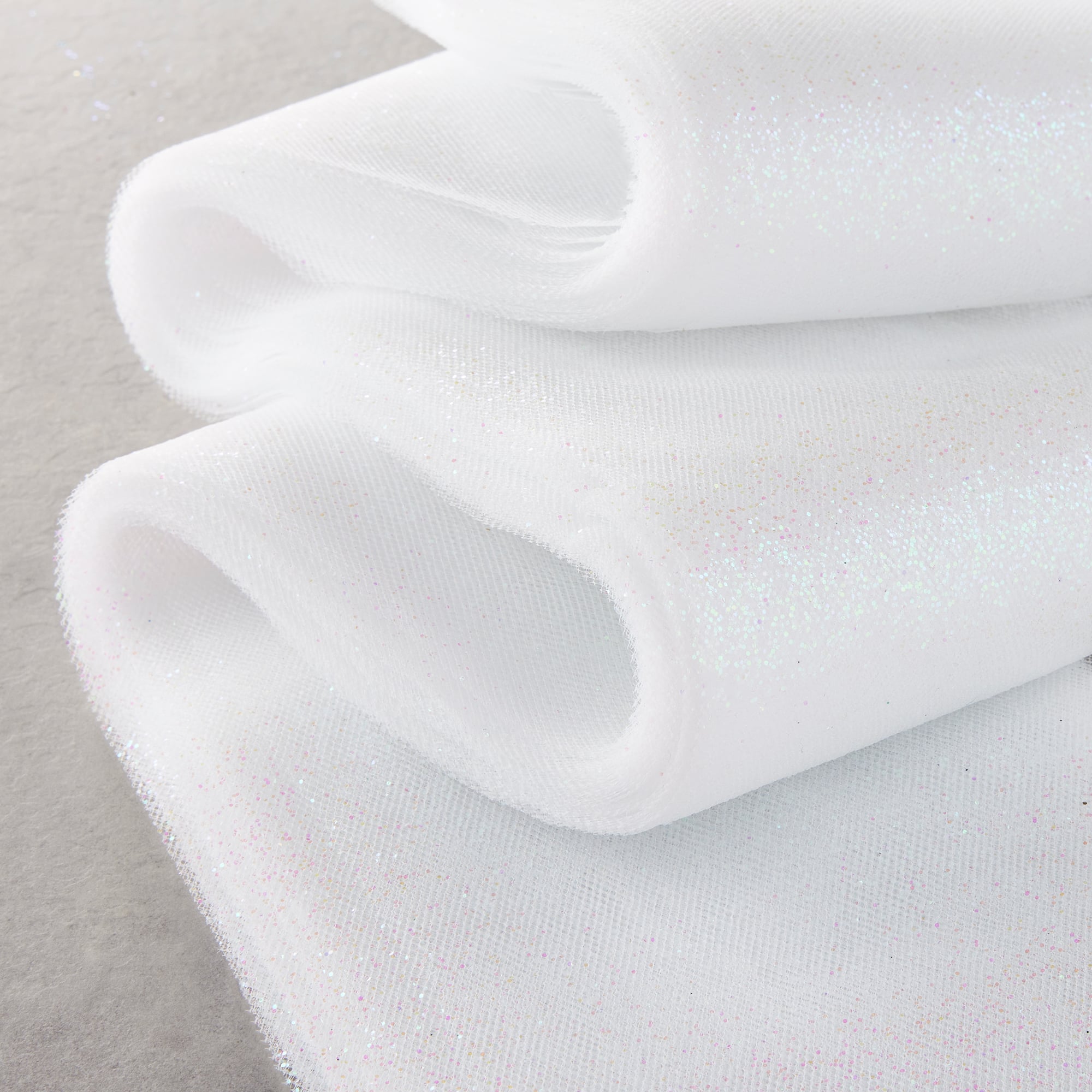 White Irish Pre-Cut Tulle Strips by Celebrate It™